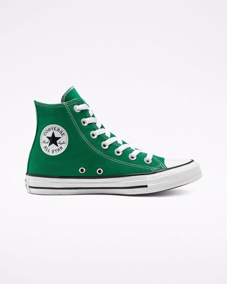 Tenisi Inalti Dama Converse Chuck Taylor All Star Clasici Verzi Albi | RO YNGXK893